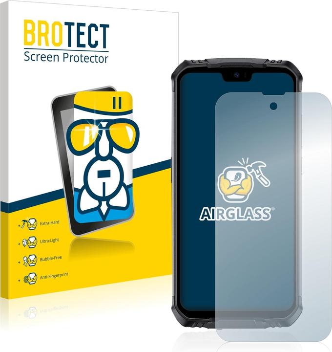Actual product image BROTECT AirGlass Glass (1 pcs., Doogee S5 Pro)