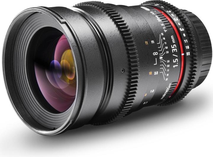 Actual product image Walimex pro Pro DSLR Video Lens 35mm, f/1.5, Nikon (Nikon F, full size)