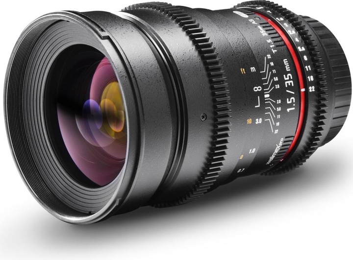 Image du produit Walimex pro Objectif vidéo DSLR Pro 35mm, f/1.5, Nikon (Nikon F, Plein format)