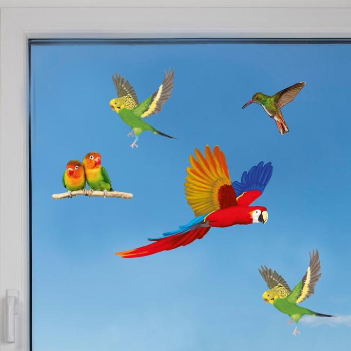Produktbild Gardigo Stickers Native Birds Fensteraufkleber Vogelbild (1000 ml)