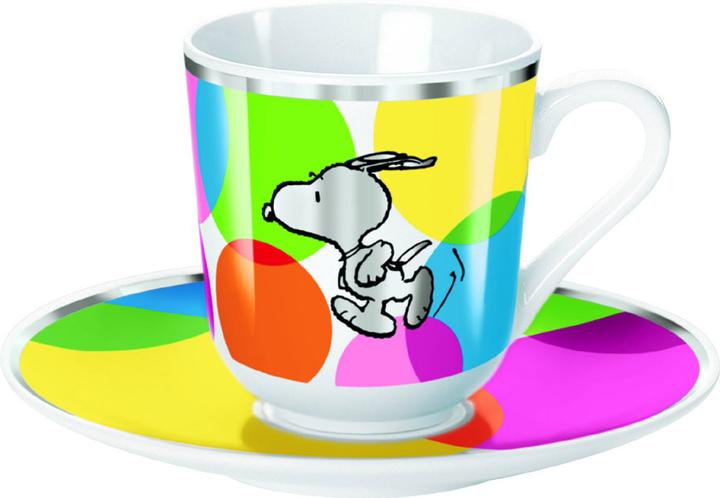 Produktbild United Labels Peanuts mit Unterteller Umkarton Snoopy Lots (100 ml, 1x)