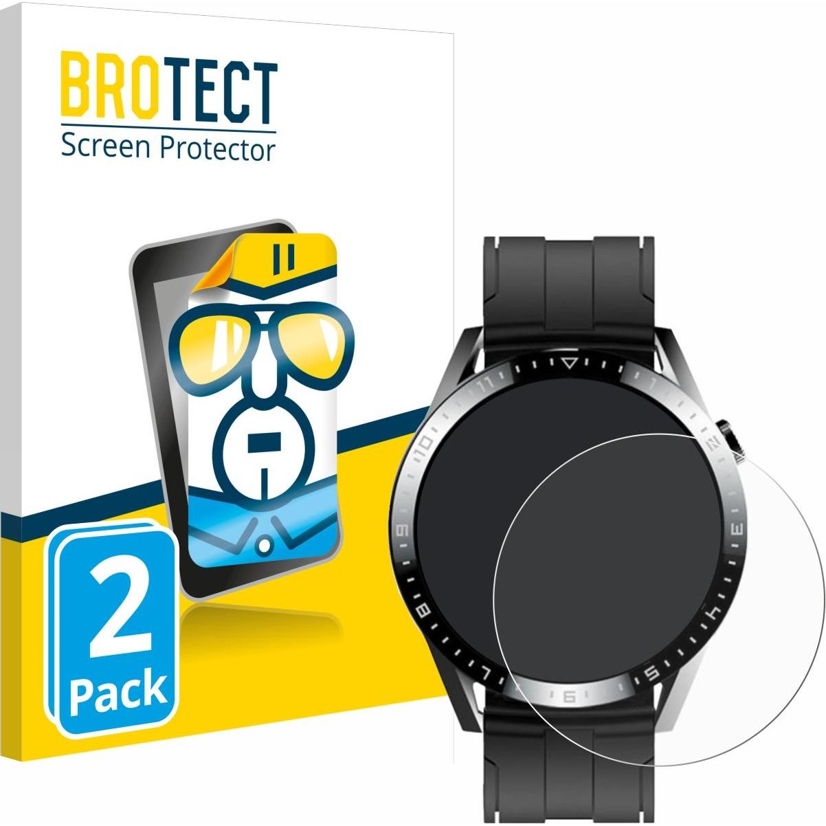 BROTECT Schutzfolie Displayschutz Displayschutzfolie Folie Klar Transparent, Smartwatch Schutzfolie, Transparent