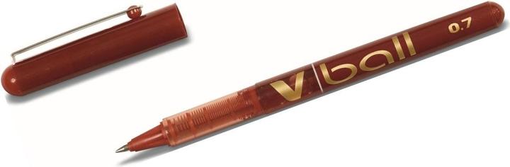Produktbild Pilot Vball 7 Liquid Ink Rollerball 0.7 mm tip (Box of 12) - Red (Rot, 12 x)