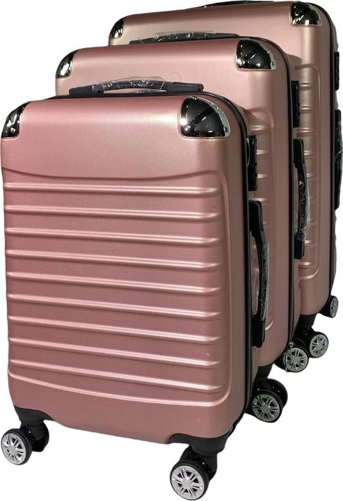 Actual product image HTI-Living 3-teiliges Hartschalen-Kofferset Wave stilvoll, robust und praktisch (100 l)