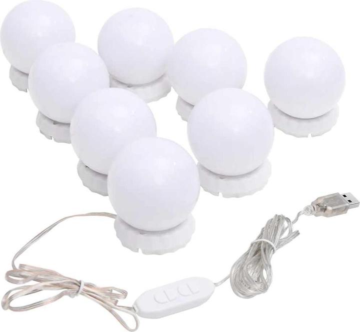 Immagine prodotto vidaXL Wandspiegel mit LED-Leuchte (80 x 60 cm)