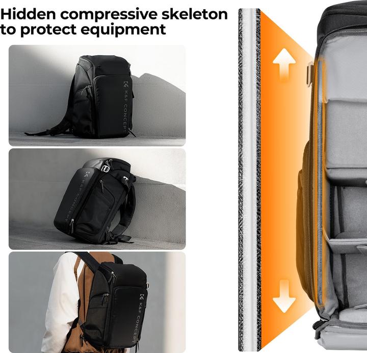 Produktbild K&F Concept Alpha Air 25l (Fotorucksack, 27 l)