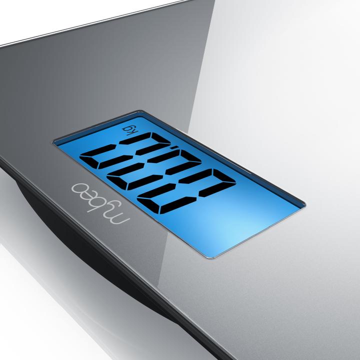 Produktbild Mybeo Personenwaage, Digitale Körperwaage mit 3,5" LCD Display, DMS Sensoren, max. 150kg (150 kg)