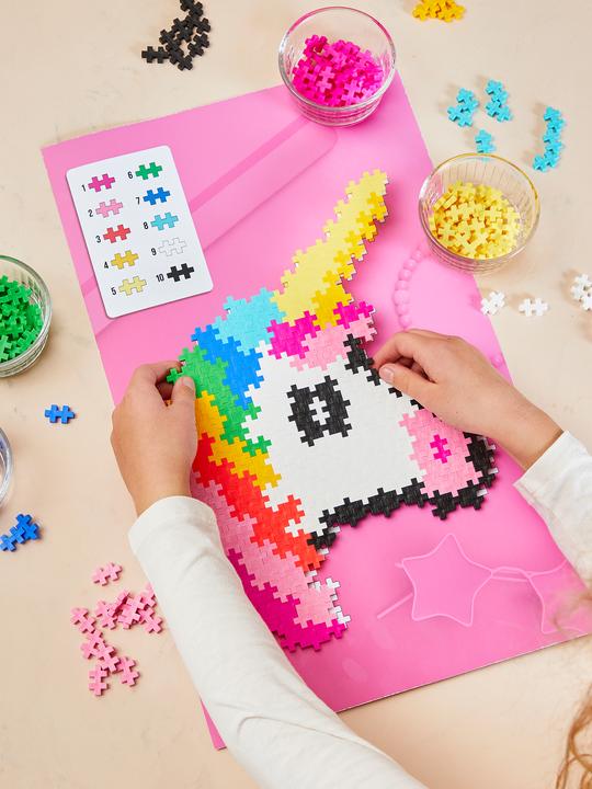 Actual product image Plus-Plus Unicorn puzzle