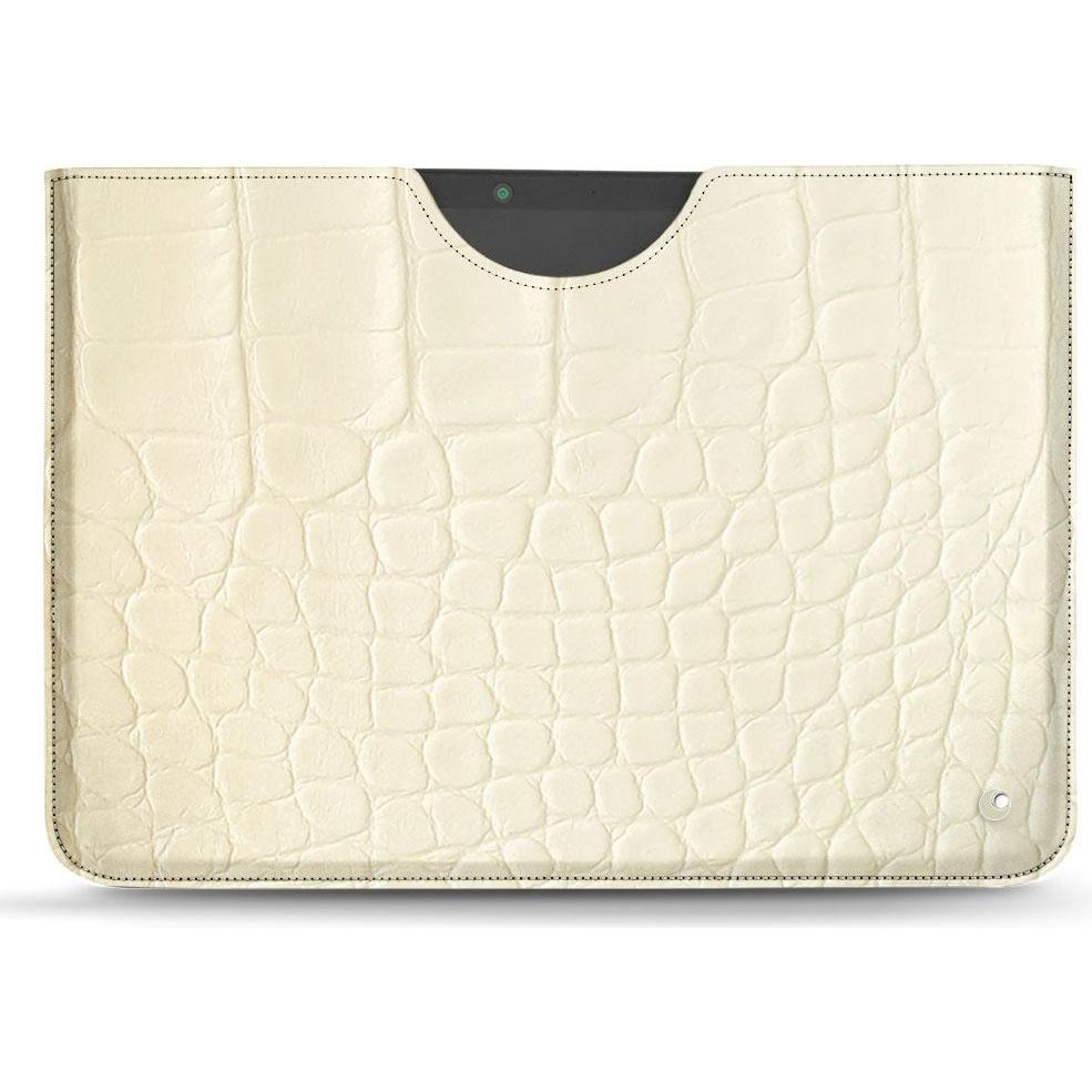 Noreve Lederschutzhülle (Microsoft Surface Pro X), Tablet Hülle, Beige