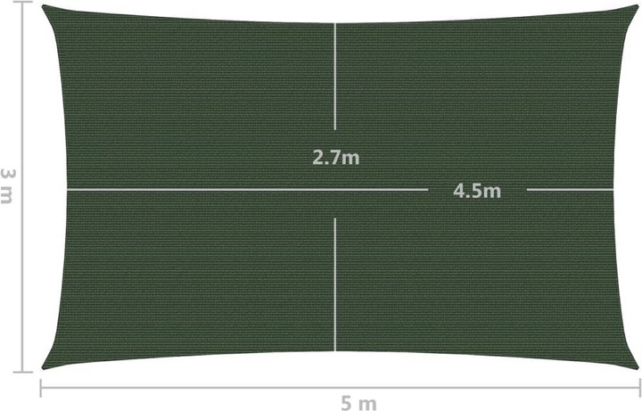 Image du produit VidaXL Sonnensegel (300 x 500 cm)