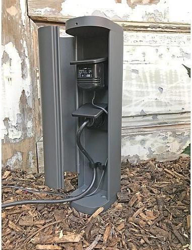 Produktbild Diebold VOLO Steckdosenturm mit Blende,IP44,Aluminium