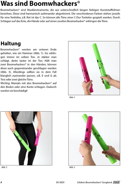 Produktbild Erlebnis Boomwhackers® Songbook (mit MP3-CD) (Deutsch, Uwe Pfauch, 2017)