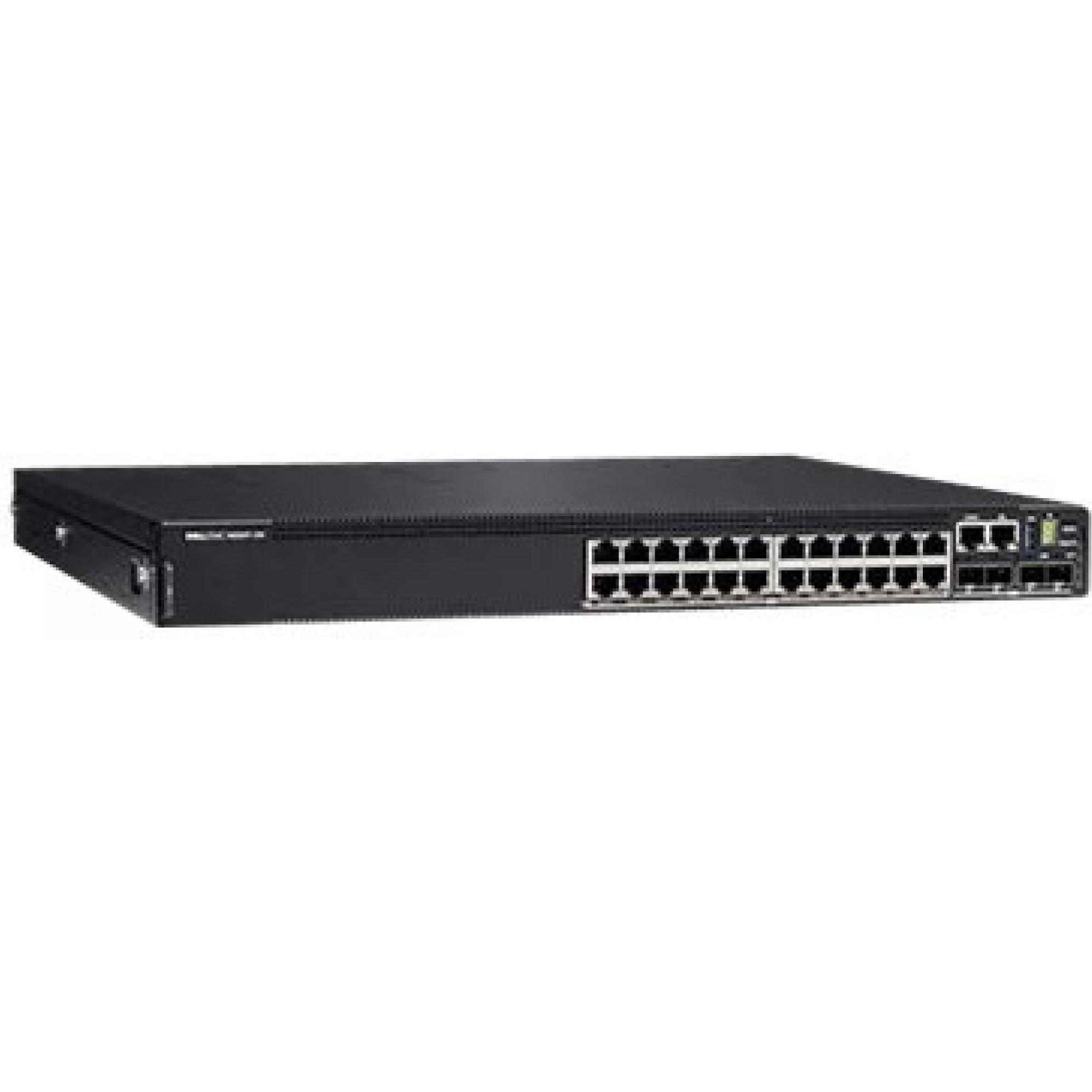 Dell PoE+ Switch N3224P-ON 30 Port (30 Ports), Netzwerk Switch, Schwarz