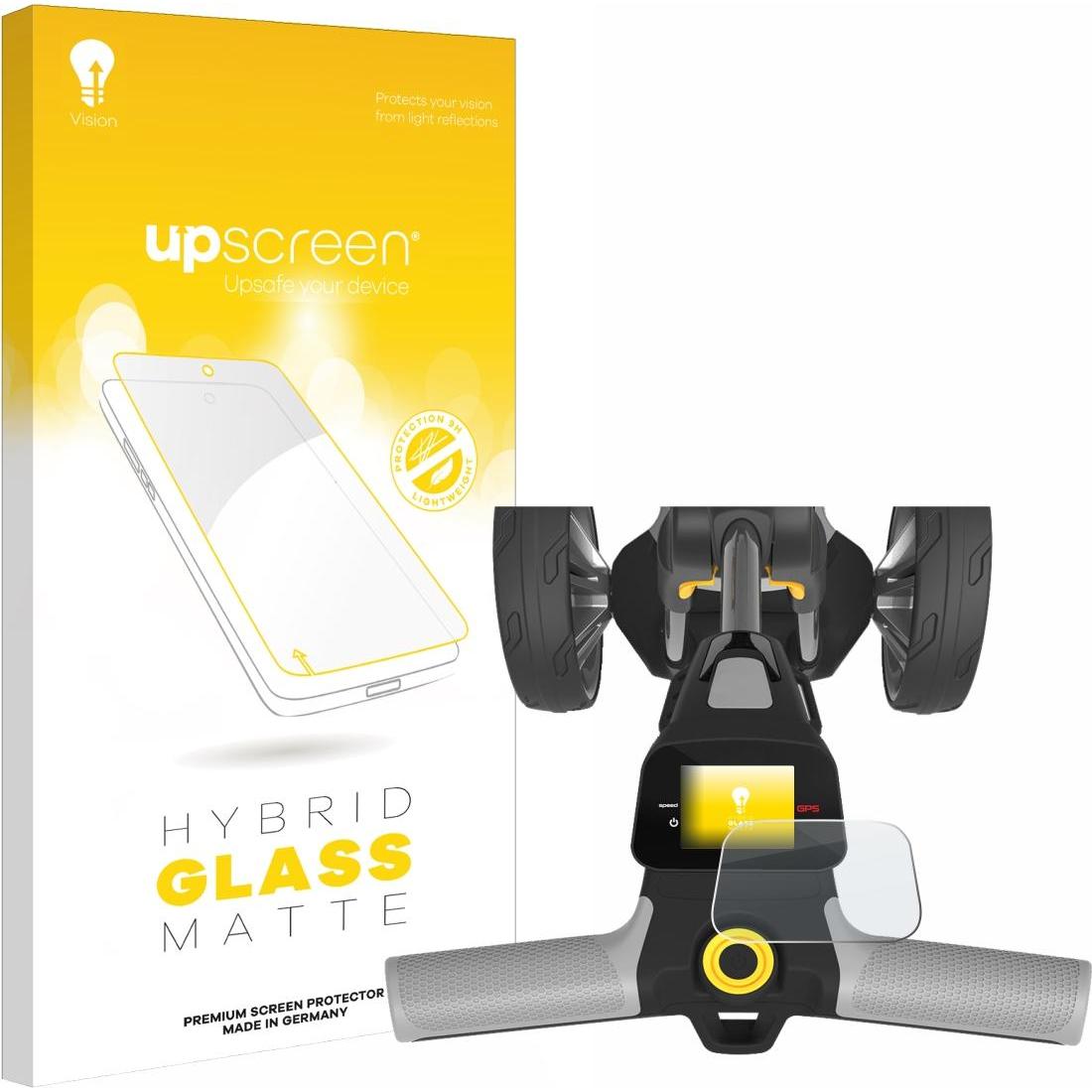 upscreen Schutzglas Schutzfolie Glas Folie Displayschutz matt, Smartwatch Schutzfolie, Grau