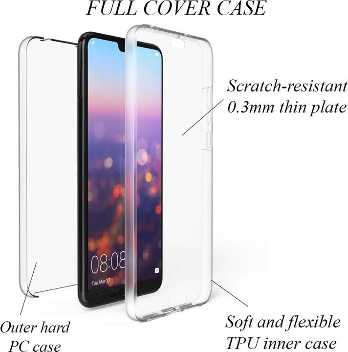 Immagine prodotto Nalia caso del telefono cellulare a 360 gradi (Huawei P20 Pro)