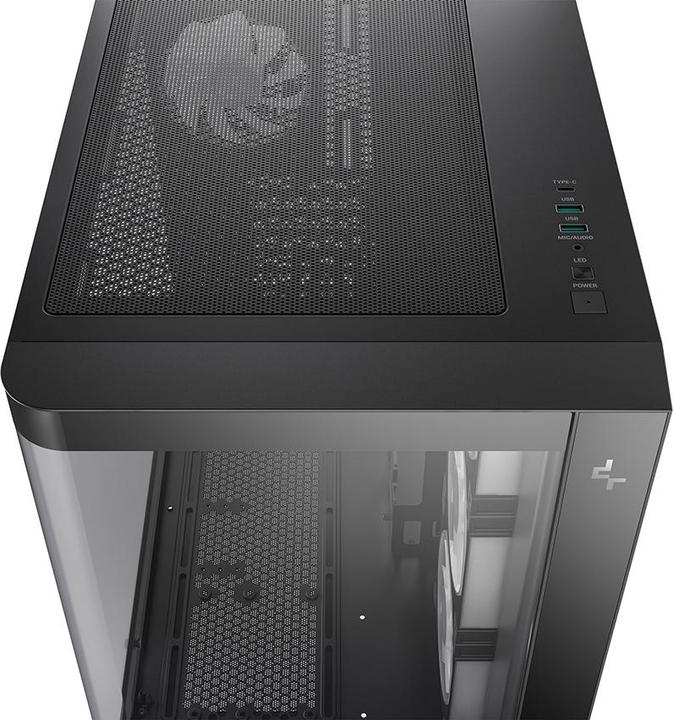 Produktbild Deepcool " CG530U 4F ATX Panoramaglas 4x ARGB black" (ATX, ITX, mATX)
