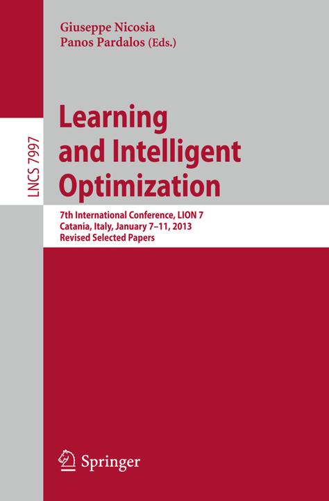 Learning and Intelligent Optimization (Englisch, Giuseppe Nicosia, Panos Pardalos, 2013)