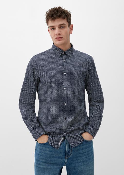 Image du produit s.Oliver Hemd Slim: Hemd mit Allover-Print (M)