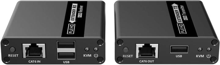 Actual product image PremiumCord HDMI KVM extender FULL HD 1080p na 70m s přenosem USB