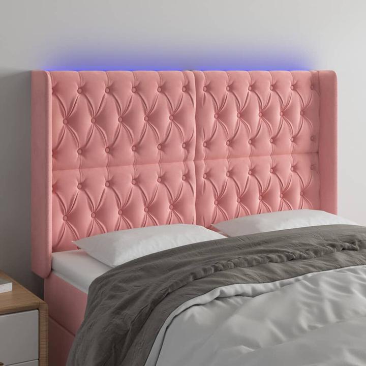 Actual product image vidaXL LED Kopfteil (163 x 16 x 128 cm)