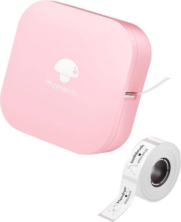 Phomemo D30 Portable Label Printer (pink)