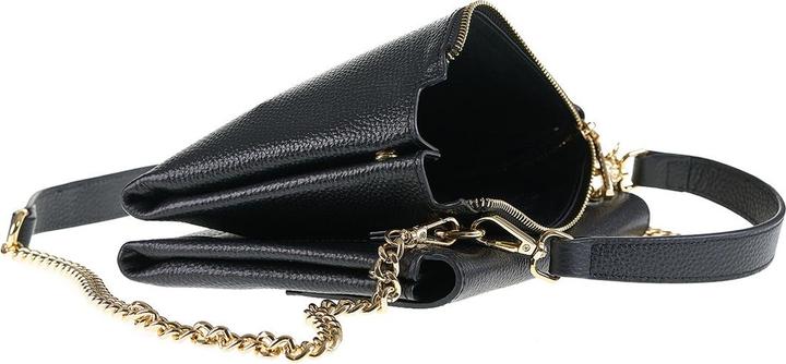 Actual product image Pierre Cardin Damen Schultertasche Made In Italy - Modell Solara Lux - 100% Leder - 21.0 X 16.0 X 6.5 Cm