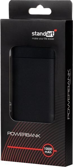 Produktbild Standart POWERBANK 10000 MAH PB67 BLACK (10000 mAh)