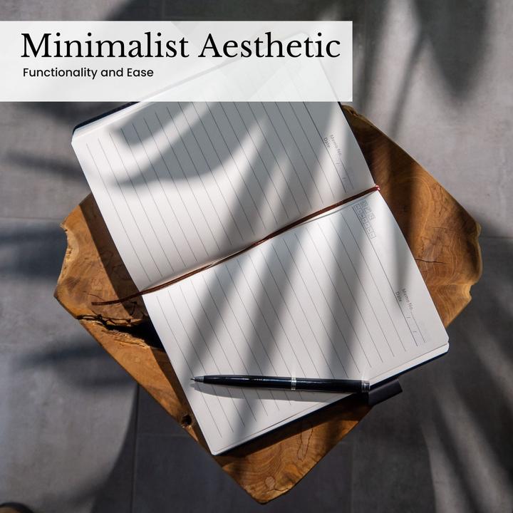 Produktbild Intirilife Notizbuch mit Stiftehalter (A5, Liniert, Harter Einband)