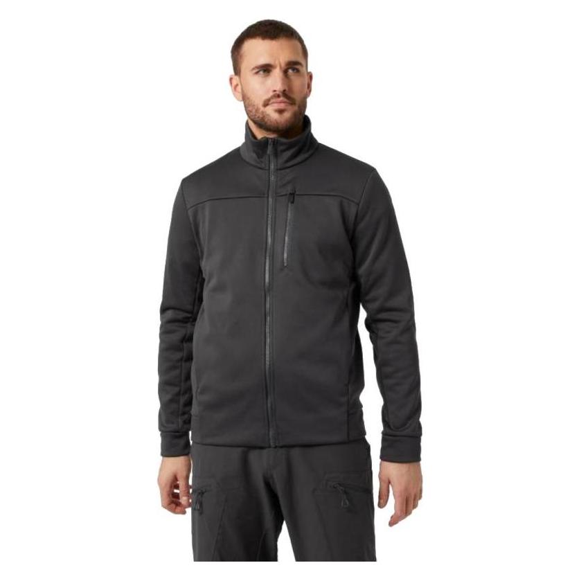 Helly Hansen, Herren, Outdoorjacken, Crew Fleece Jacket (M, S, Xxl), Schwarz, Xxl, S, M