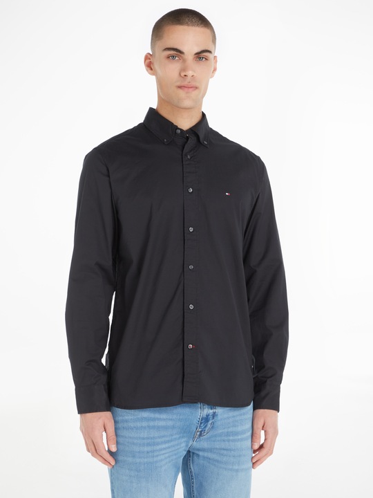 Immagine prodotto Tommy Hilfiger Core Flex Poplin Shirt Regular Fit Black (S)