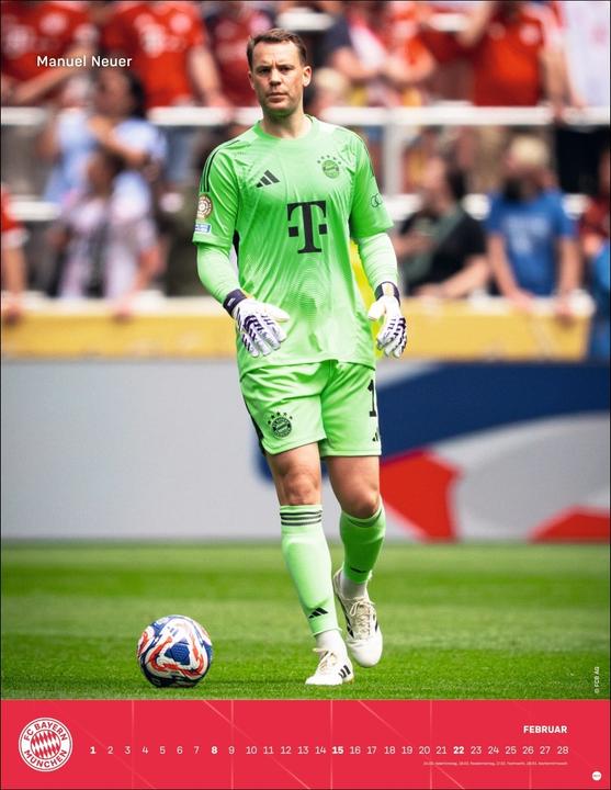 Produktbild Heye FC Bayern München Posterkalender 2026 (34 x 44 cm)