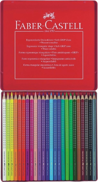 Actual product image Faber-Castell colour grip (Multicoloured, 24 x)