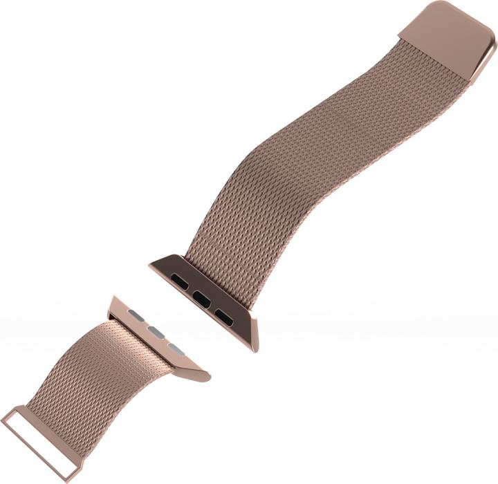 Immagine prodotto Puro Fascia magnetica milanese - Pasek ze stali nierdzewnej do Apple Watch 38/40/41 mm (różowe złoto) (38 mm, 40 mm, 41 mm, Acciaio inossidabile, Apple Watch Series 1, Apple Watch Series 2, Apple Watch Series 3, Apple Watch Serie 4, Apple Watch Serie 5, Apple Watch Serie 6, Apple Watch Series 7, Apple Watch Series 8, Apple Watch Series 9, Apple Watch SE)