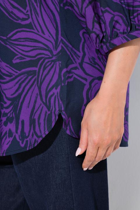 Actual product image Ulla Popken Lily Print Viscose Blouse (50, 52)