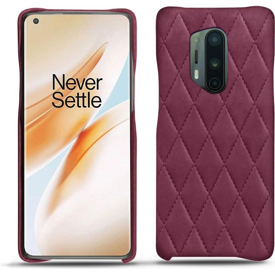 Noreve Lederschutzhülle (OnePlus 8 Pro), Smartphone Hülle, Violett