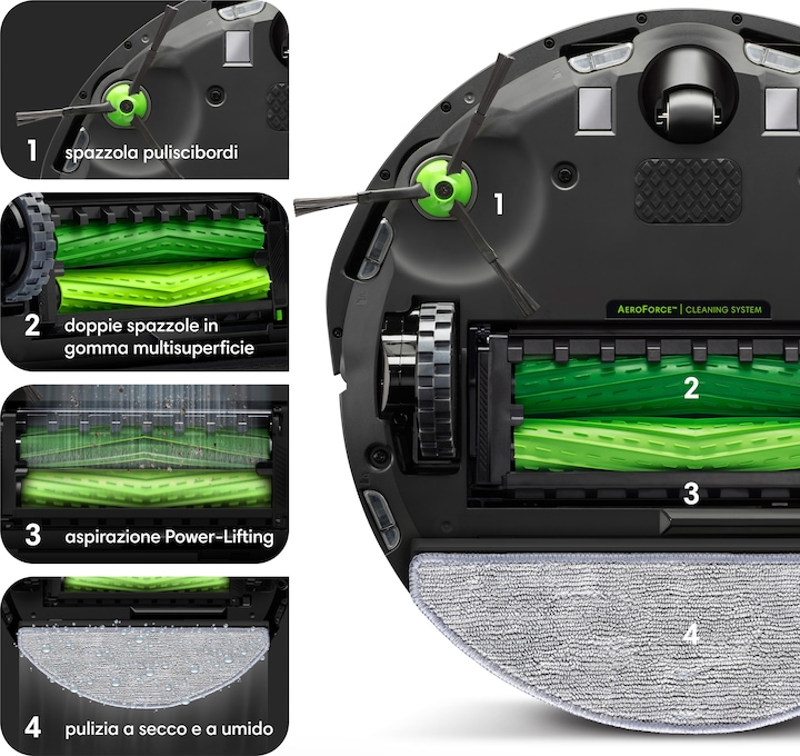 Immagine prodotto iRobot Roomba Combo i8+ (Robot aspirapolvere)