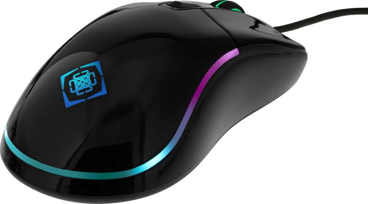 Actual product image Deltaco RGB USB gaming mouse with glossy look (Cable)