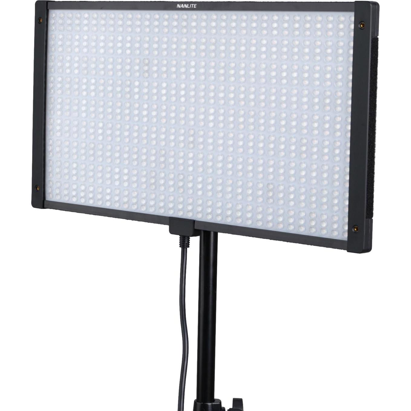 Nanlite PavoSlim 120C (Studioleuchte, Videoleuchte, Flächenleuchte), Dauerlicht, Schwarz