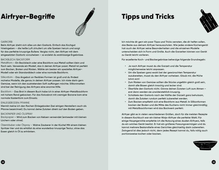 Actual product image Das Airfryer-Kochbuch: Vegan (German, Birgit Gläser, Niki Webster, 2025)