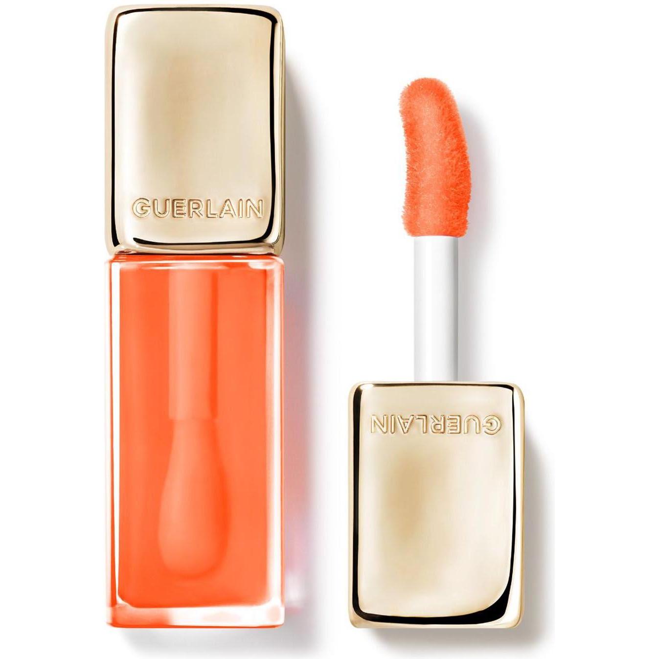 Guerlain, Lippenstift + Lipgloss, KissKiss 24 Bee Glow Oil 319 Peach 9.5 ml (319 Peach Glow)