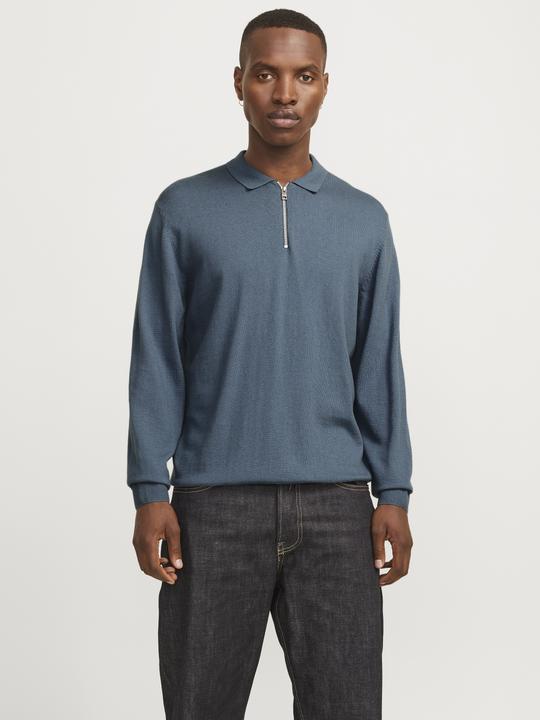 Produktbild Jack & Jones Jjeemil Knit Polo Half Zip Ls Noos (XS)
