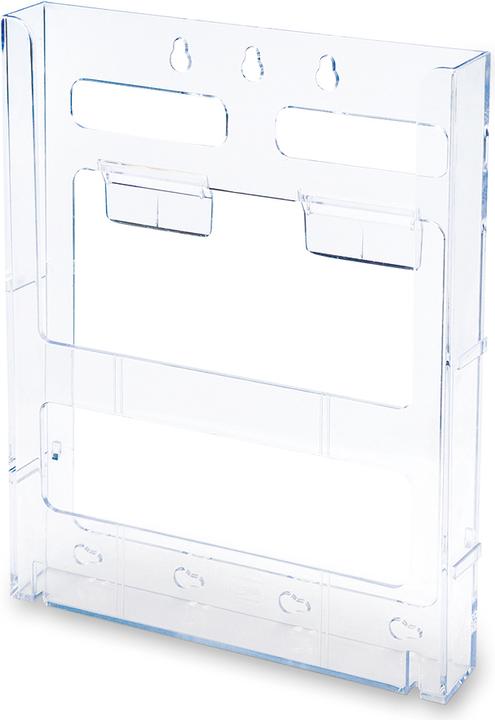 Actual product image Deflecto Portrait Lit-Loc Literature Holder (A4, A5, DL)