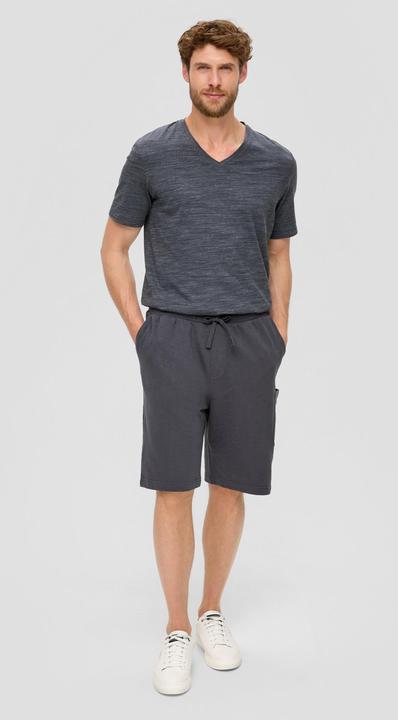 Actual product image S.Oliver Bermuda Lässige Sweatshorts aus Flammgarn mit Cargotasche (S)