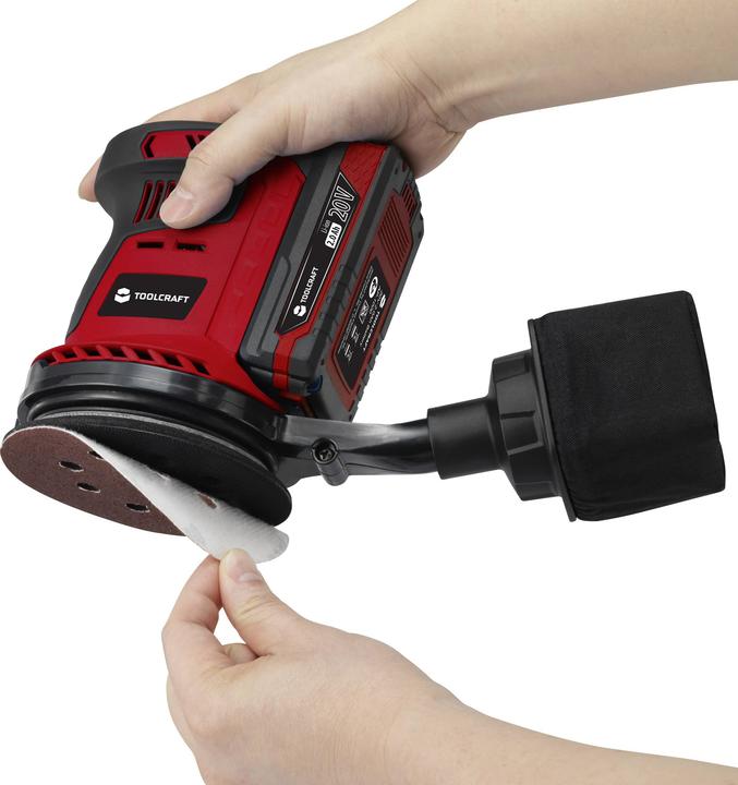 Actual product image Toolcraft Akku-Exzenterschleifer (Eccentric polisher)