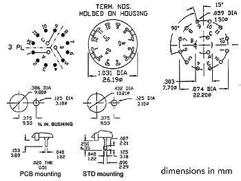Produktbild Velleman Rotary Switch 3P 4 Positions Pcb Mounting
