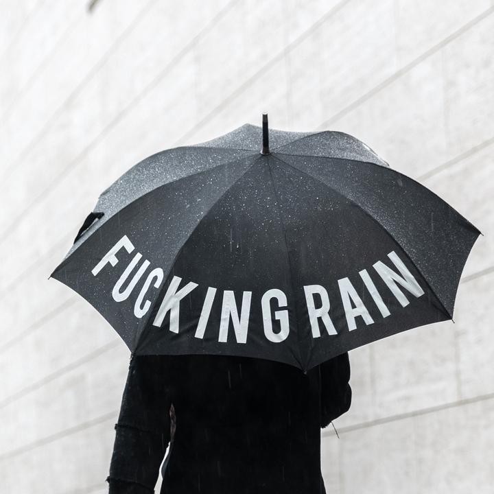 Actual product image Fisura Stockschirm Fucking rain