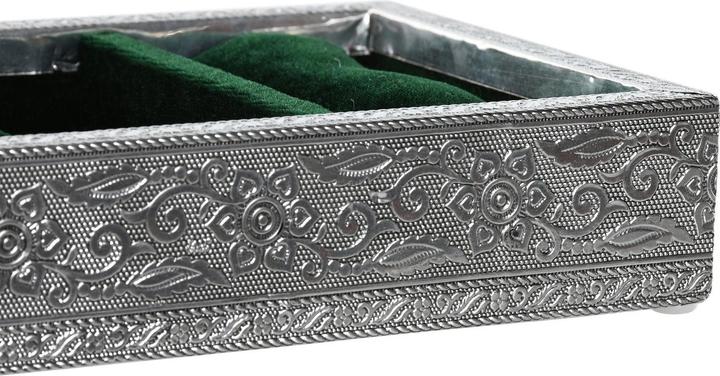 Immagine prodotto Esprit Box-Schmuckkästchen Home grün Silberfarben Holz Aluminium 25 x 15 x 5 cm