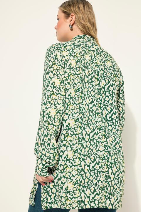 Produktbild Studio Untold Hemdbluse, Boxy Shape, Leo-Print, Langarm (46, 48)