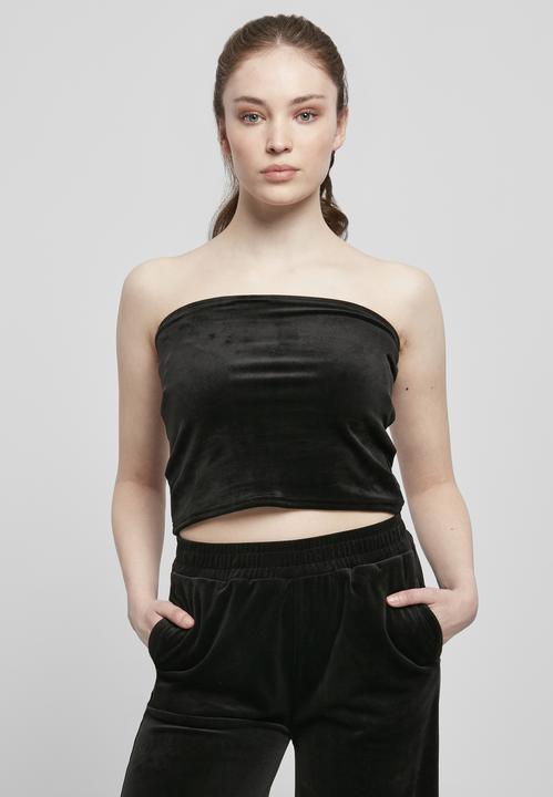 Immagine prodotto Urban Classics Top corto da donna in velluto (4XL)