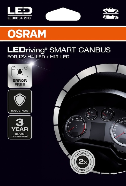 Produktbild Osram CanBus Lastwiderstand LEDSC04-2HB Bauart (Kfz-Leuchtmittel) Canbus Lastwiderstand (H4)